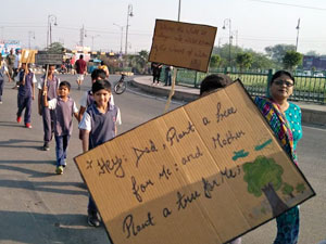 World Earth Day celebration - Cycle Rally